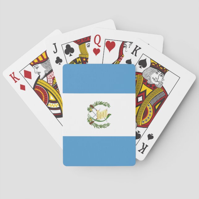 Guatemala (guatemalan) flagga casinokort (Baksidan)