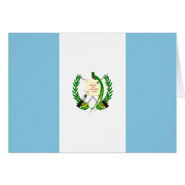 guatemala hälsningskort (Framsidan Horizontal)
