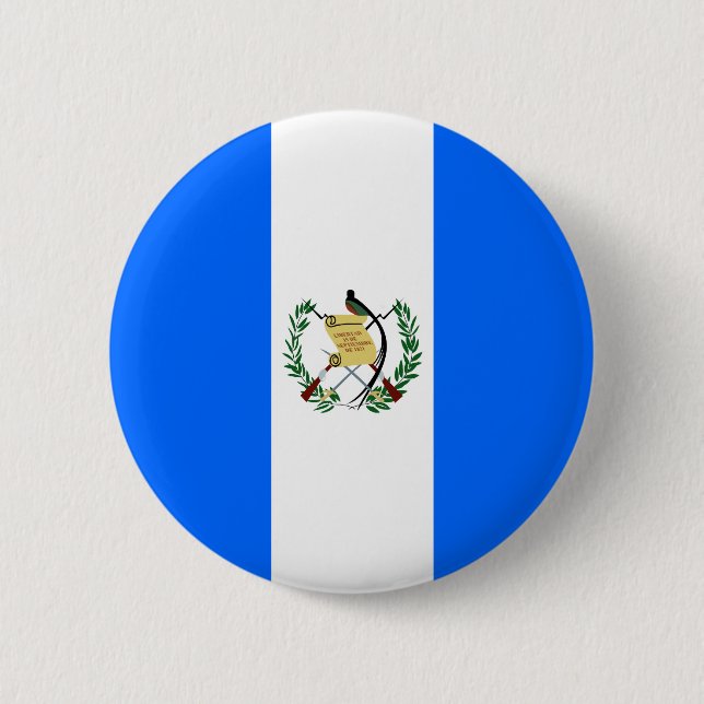 Guatemala högkvalitativ flagga knapp (Framsida)