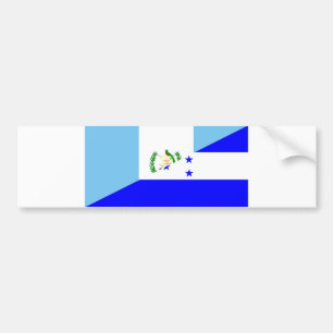 guatemala honduras halvt flaggasymbol bildekal