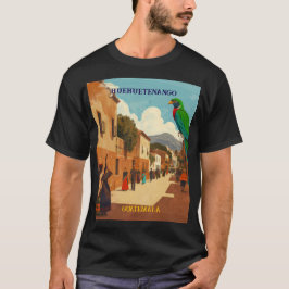 GUATEMALA, HUEHUETENANGO Retro poster T Shirt