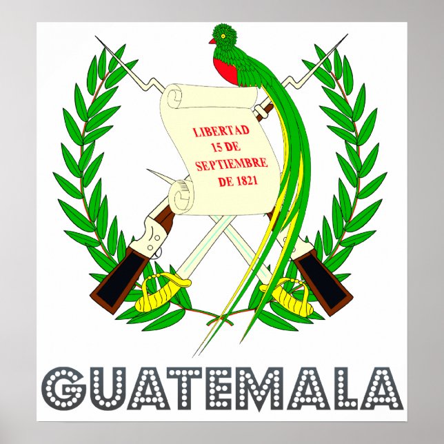 Guatemala Jackar om Arm Poster (Framsidan)
