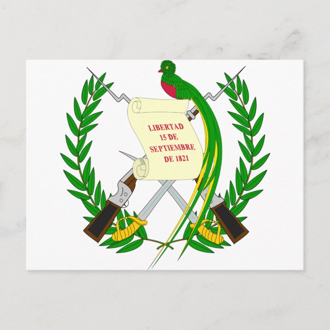 Guatemala jackar om arm vykort (Framsida)