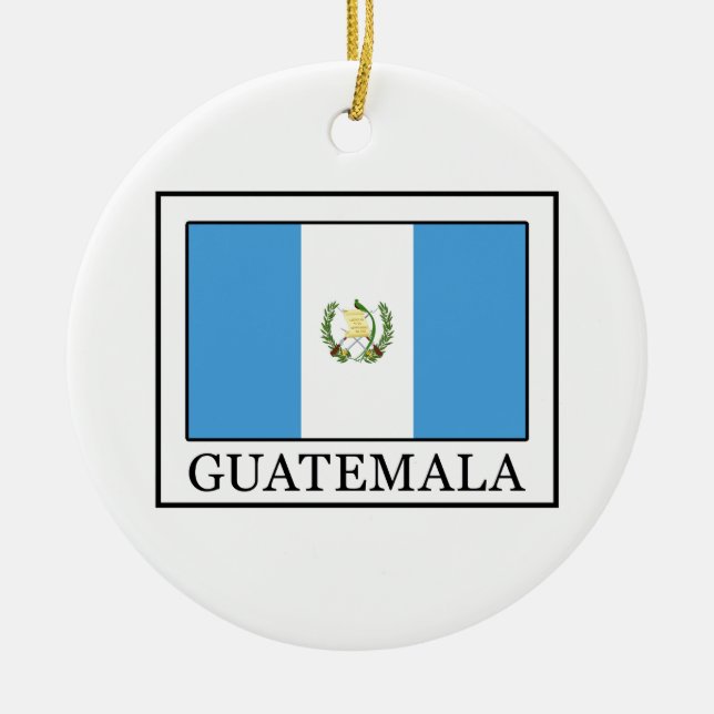 Guatemala Julgransprydnad Keramik (Framsidan)