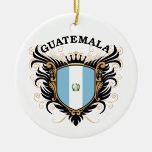 Guatemala Julgransprydnad Keramik