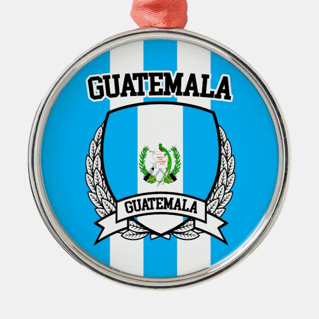 Guatemala Julgransprydnad Metall (Framsidan)