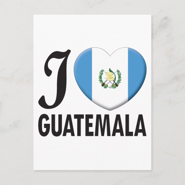 Guatemala Kärlek Vykort (Framsida)
