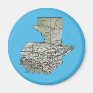 Guatemala kartamagnet magnet