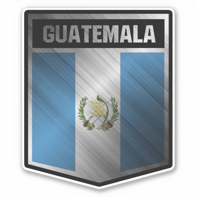 Guatemala Klistermärken (Framsida)