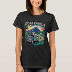 Guatemala Kyckling Buss Chapin Quetzal Antigua Tik T Shirt