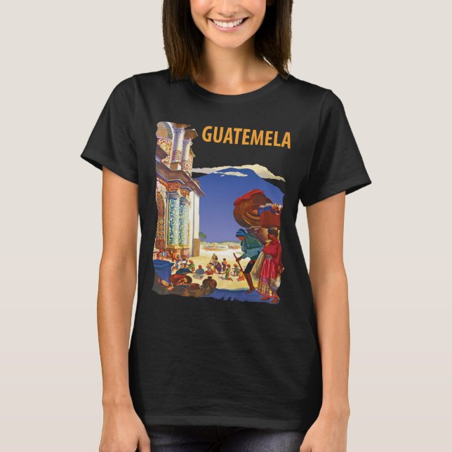 Guatemala Maya Retro Resa T-Shirt (Framsida)