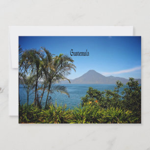 Guatemala, naturens vackra landskap, kort