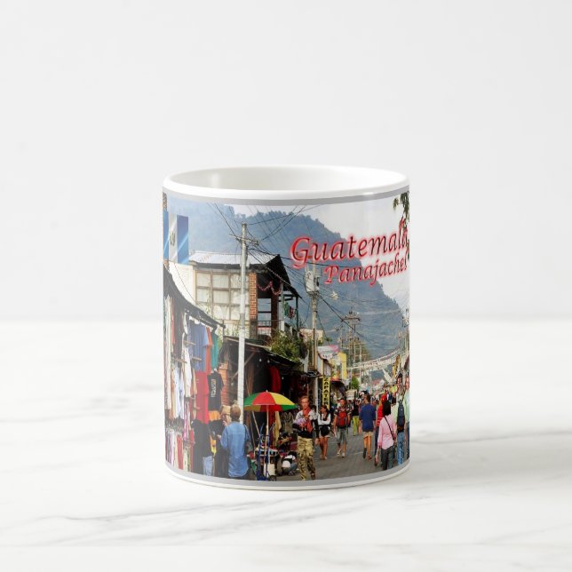 Guatemala - Panajachel Market - Kaffemugg (Center)