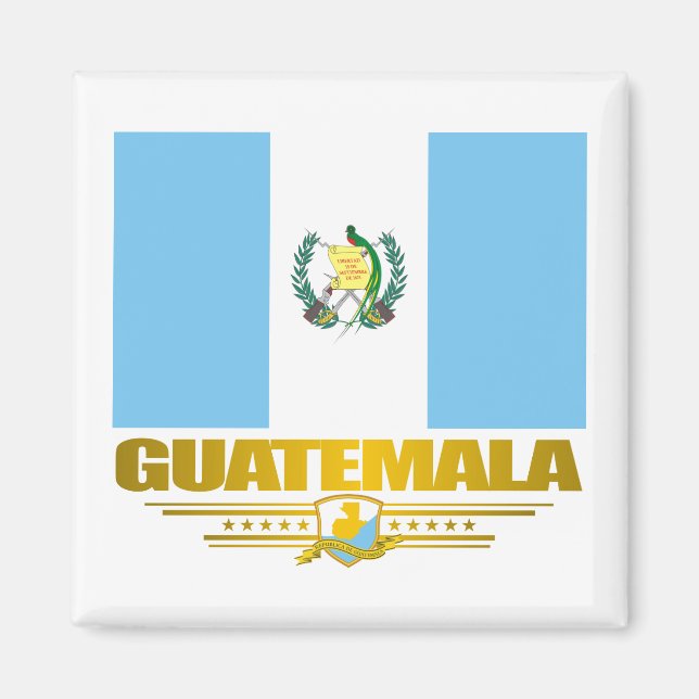 Guatemala-Pridet Magnet (Framsidan)
