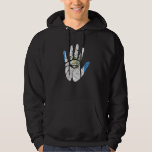 Guatemala Proud Flagga Day Hispanic Guatemalan Vin Hoodie