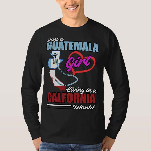 Guatemala Proud Hispanic Guate Flag Guatemalan Cha T Shirt (Framsida)