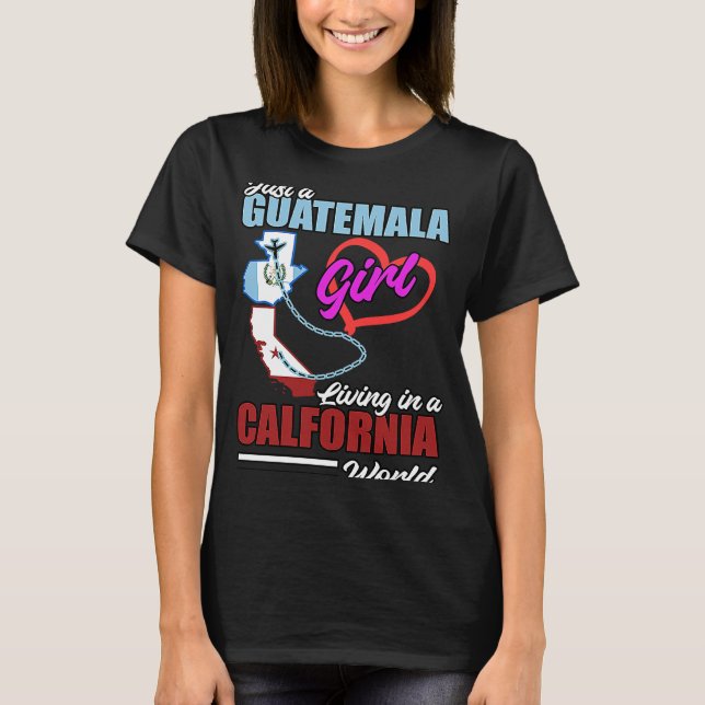 Guatemala Proud Hispanic Guate Flag Guatemalan Cha T Shirt (Framsida)