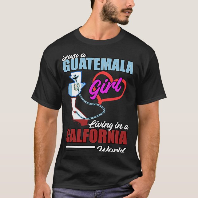 Guatemala Proud Hispanic Guate Flag Guatemalan Cha T Shirt (Framsida)