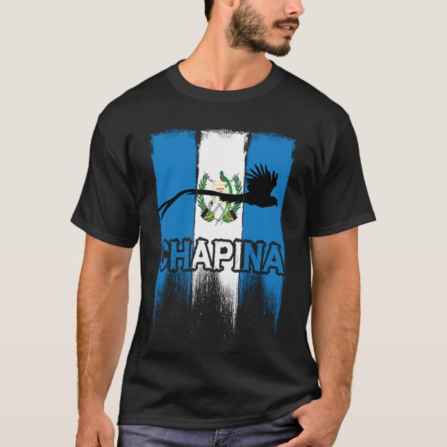 Guatemala Proud Hispanic Quetzal National Bird Gua T Shirt (Framsida)
