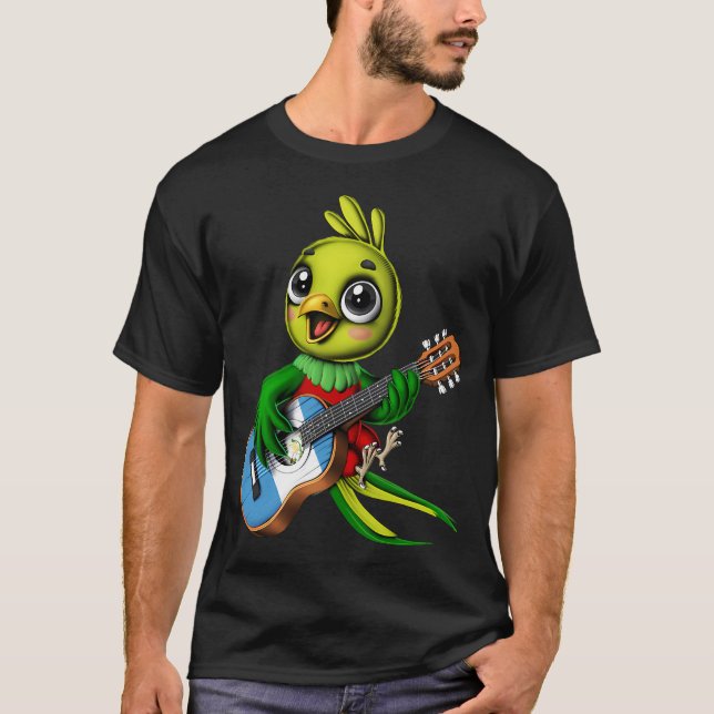 Guatemala Quetzal Fågel T Shirt (Framsida)