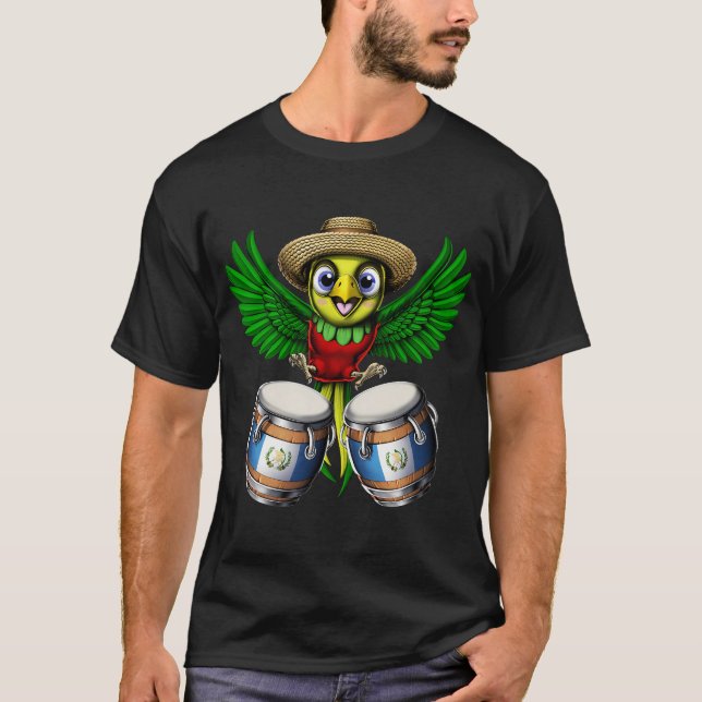 Guatemala Quetzal T Shirt (Framsida)
