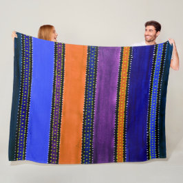 Guatemala Rainbow Flec Blanket Fleecefilt