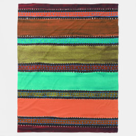 Guatemala Rainbow Flec Blanket Fleecefilt