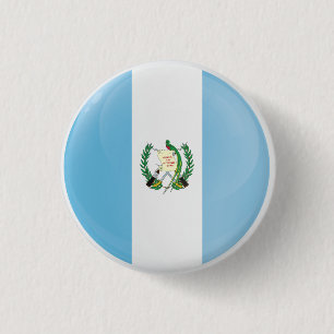 Guatemala Round Icon Flagga Knapp