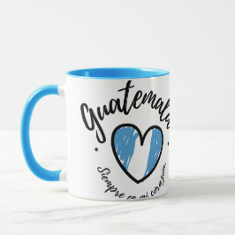Guatemala Siempre en Mi Corazon I kärlek Guatemala Mugg