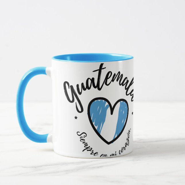 Guatemala Siempre en Mi Corazon I kärlek Guatemala Mugg (Vänster)