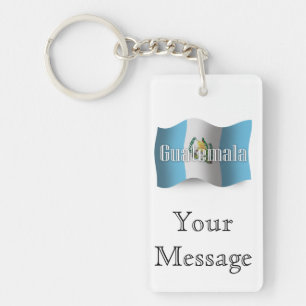 Guatemala som vinkar flagga
