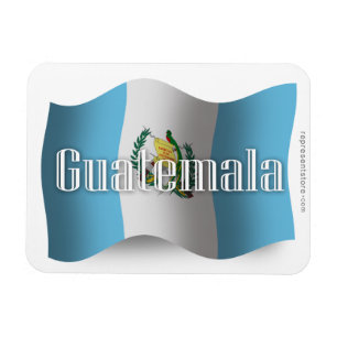Guatemala som vinkar flagga magnet