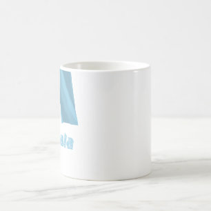 Guatemala som vinkar flagga med namn kaffemugg
