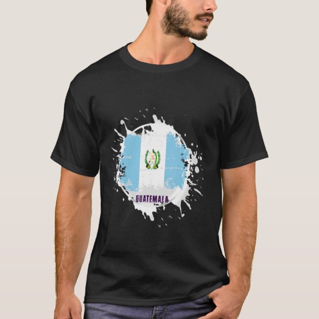 Guatemala Stänk T Shirt (Framsida)