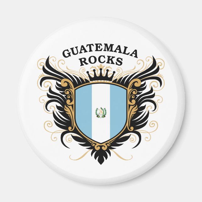Guatemala Sten Magnet (Framsidan)