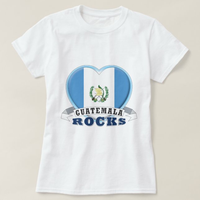 Guatemala stenar t-shirt (Design framsida)