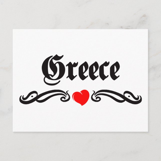 Guatemala Tatto Stil Vykort (Framsida)