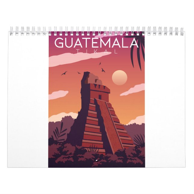 Guatemala Tikal Kalender (Omslag)