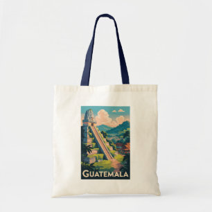 Guatemala Tikal nationalpark Illustration Travel Tygkasse