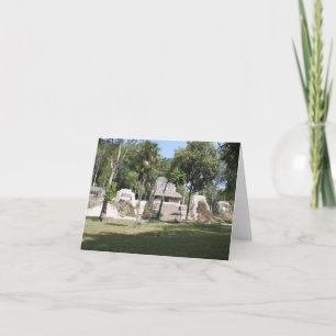 Guatemala Tikal Ruins Greeting Card Kort