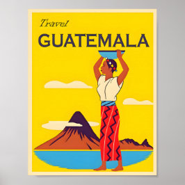 Guatemala Travel Poster