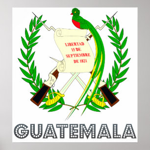 Guatemala vapensköld poster