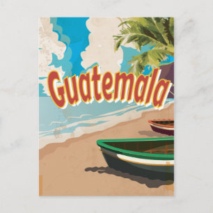 Guatemala-Vintagens semester Poster Vykort