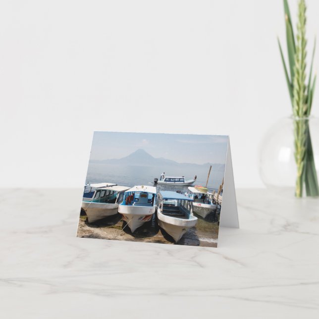 Guatemala Volcano-hälsningskort Kort (Framsida)