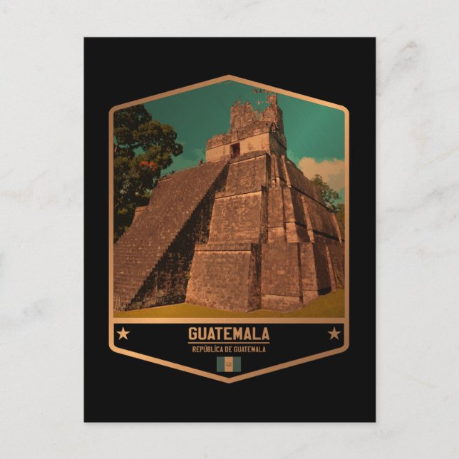 Guatemala Vykort (Framsida)