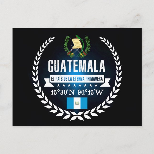 Guatemala Vykort (Framsida)