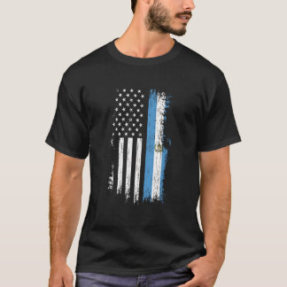 Guatemalan American Flag Pride Guatemala T Shirt