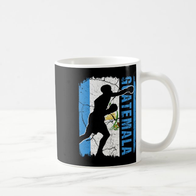Guatemalan Boxing Team Guatemala Flagga Boxing Glo Kaffemugg (Höger)