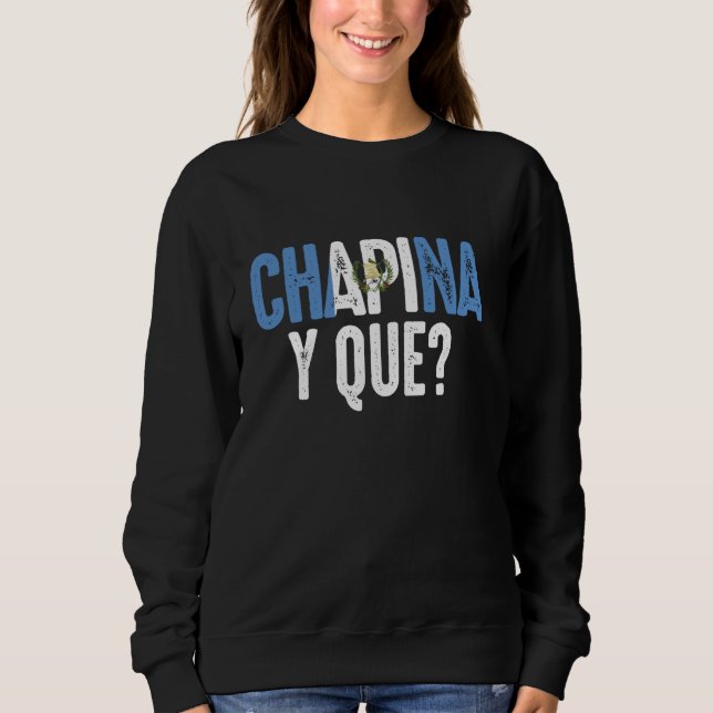 Guatemalan Flagga Guatemala Camiseta Chapina Mujer T Shirt (Framsida)