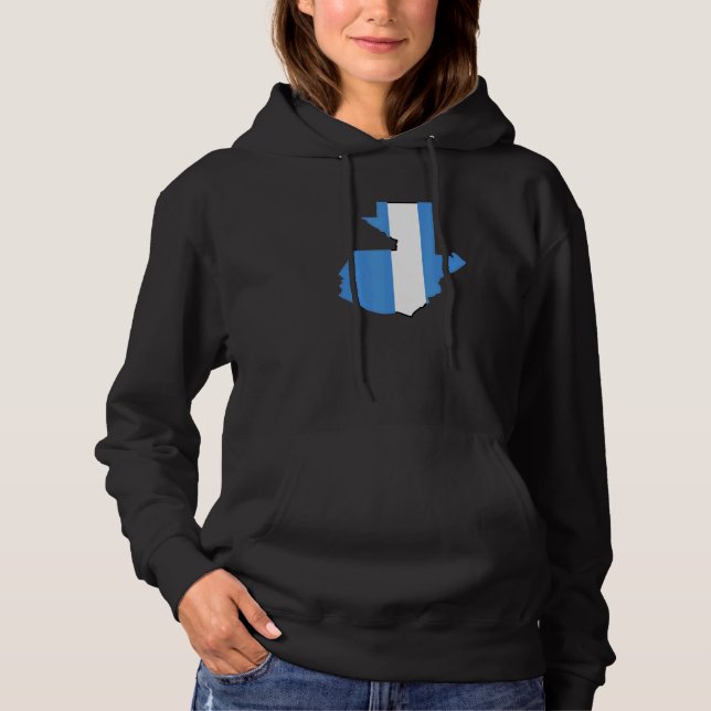 Guatemalan Flagga och Karta T Shirt (Framsida)